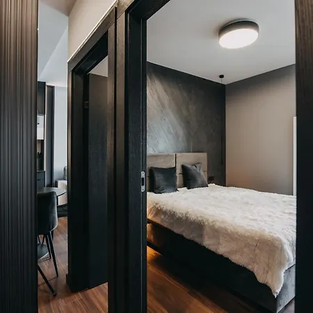 Black&white Bukowska18 B With Balcony And Garage Познань