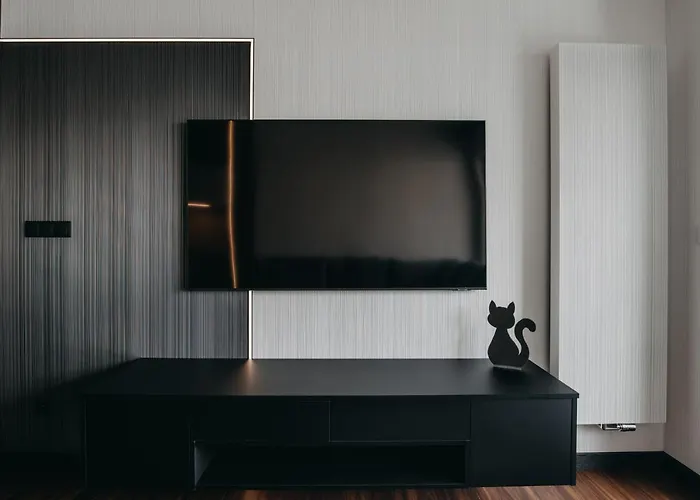 Black&white Bukowska18 B With Balcony And Garage Apartment Poznan