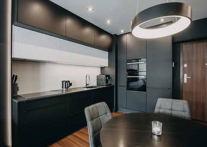 Black&white Bukowska18 B With Balcony And Garage Apartment *