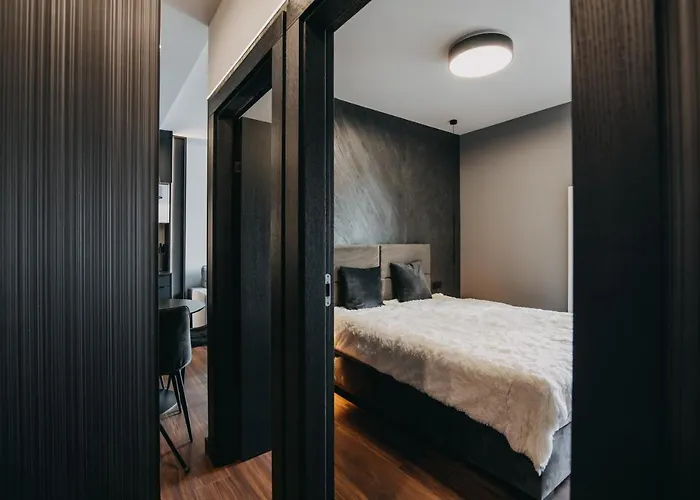 Black&white Bukowska18 B With Balcony And Garage Poznan